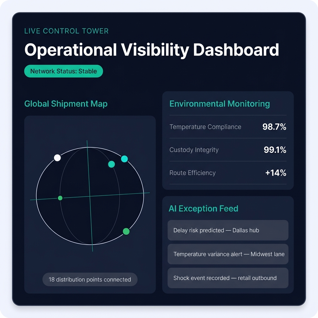 Operational Visibility Dashboard – Live Control Tower